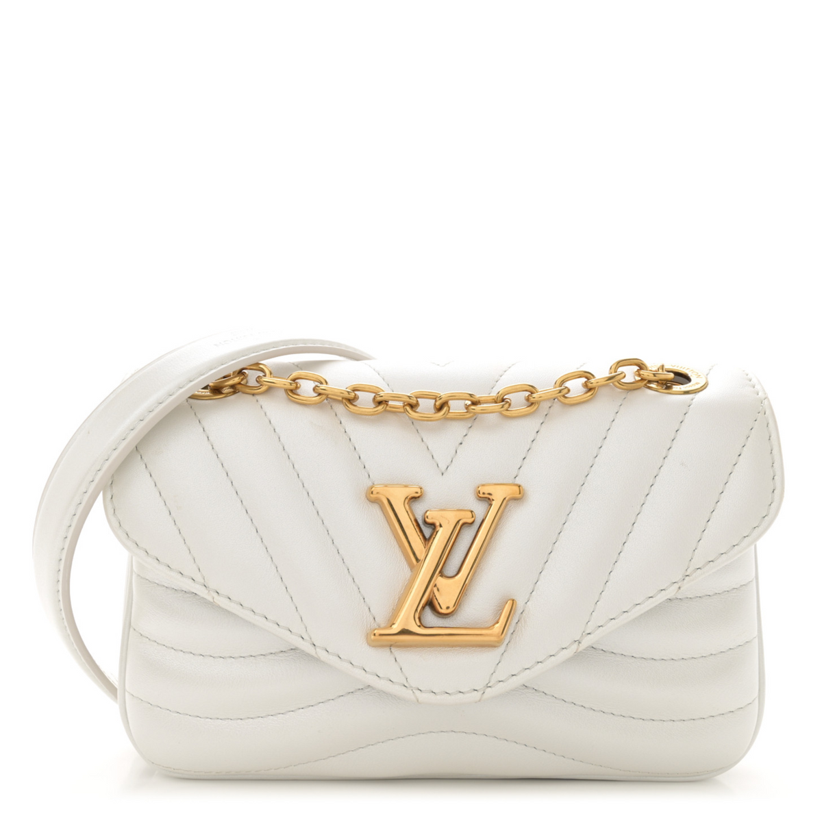 Louis Vuitton New Wave Chain Bag MM - Ivory White