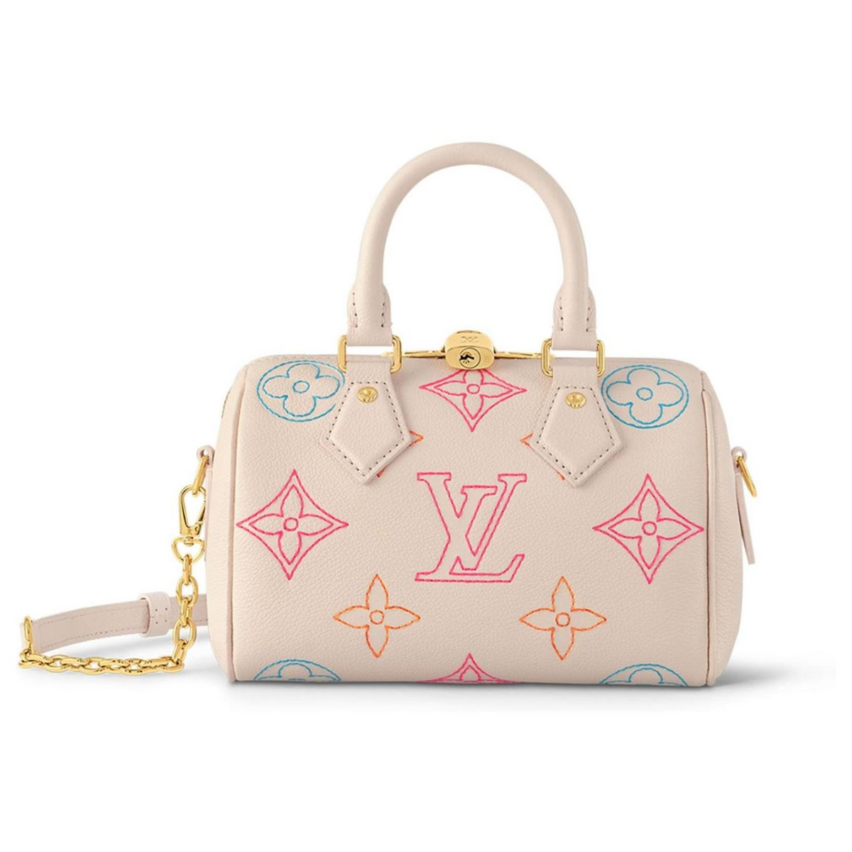 Louis Vuitton Speedy Bandoulière 20 Handbag - Beige