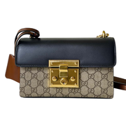 Gucci GG Padlock Crossbody Bag – Black