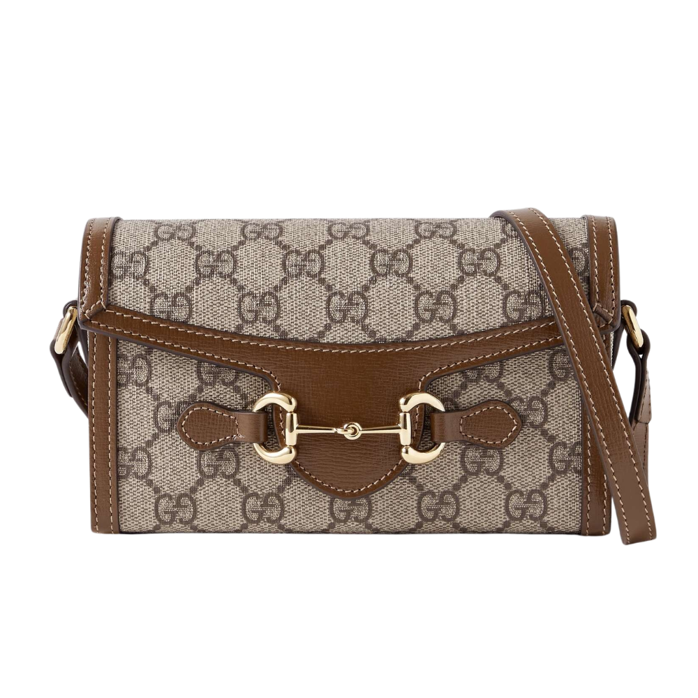 Gucci Horsebit 1955 Mini Shoulder Bag – Brown