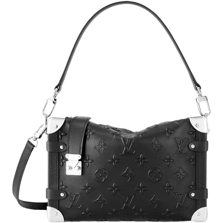 Louis Vuitton Side Trunk GM Handbag - Black