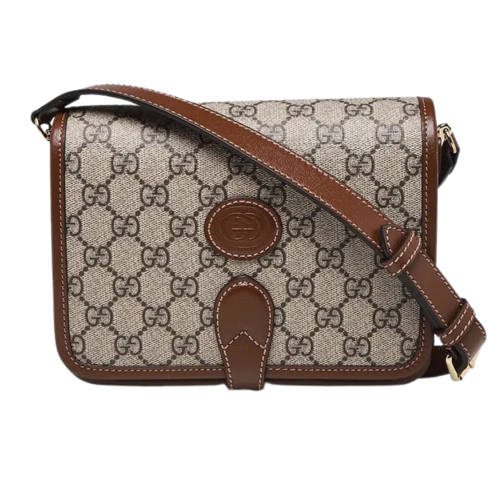 Gucci GG Supreme Mini Shoulder Bag – Beige