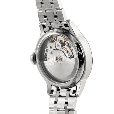 Tissot Chemin Des Tourelles Powermatic 80 Helvetic Silver Dial Silver Steel Strap Watch For Women - T099.207.11.116.00