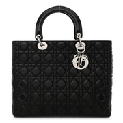Dior Large Lady Dior Bag - Black