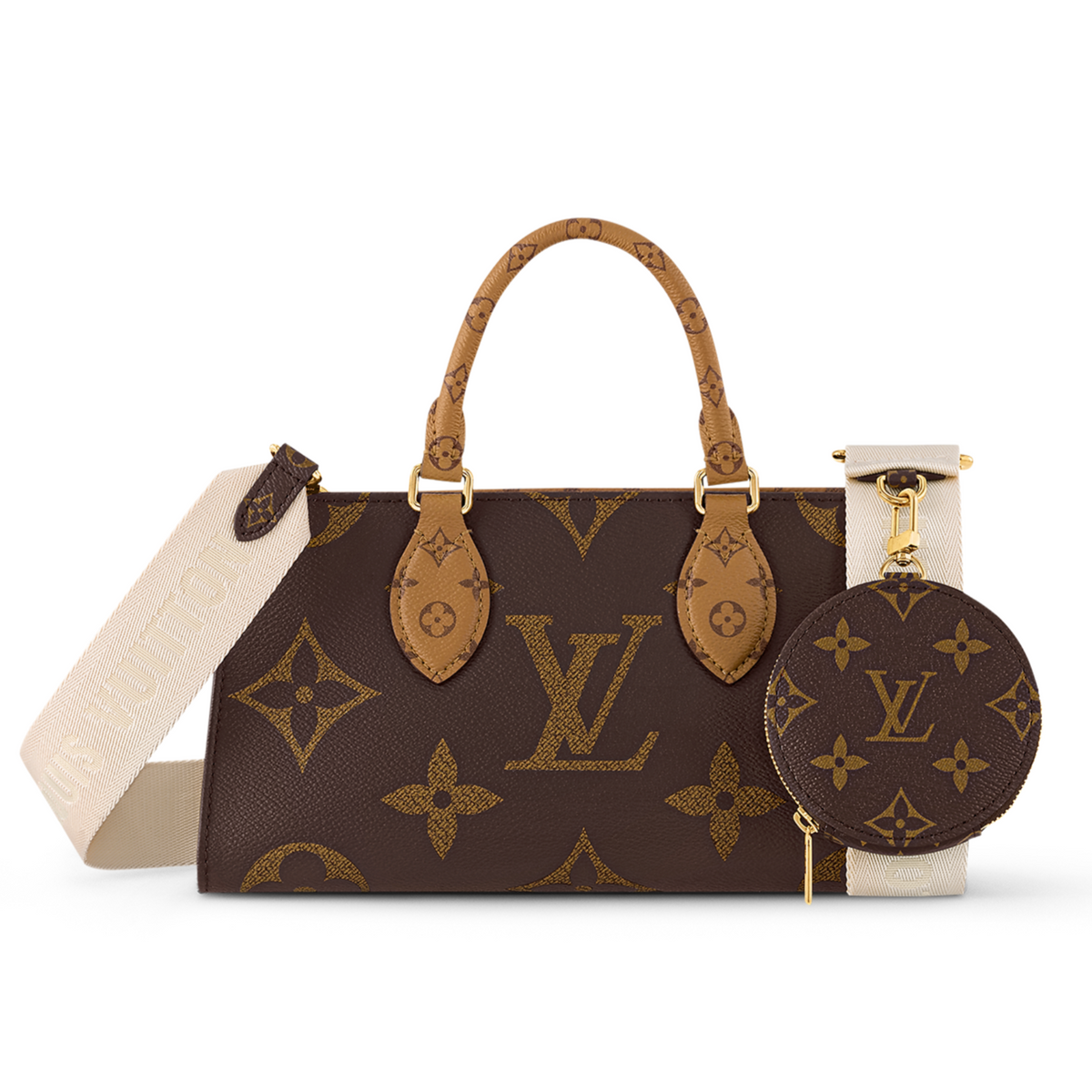Louis Vuitton On The Go East West Tote Bag - Brown