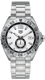 Tag Heuer Formula 1 Calibre 6 Automatic White Dial Silver Steel Strap Watch for Men - WAZ2013.BA0842