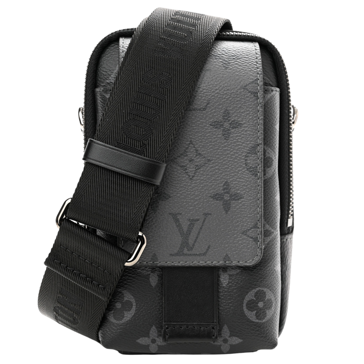 Louis Vuitton Double Phone Pouch Eclipse NM - Black and Grey