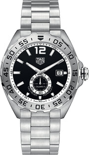 Tag Heuer Formula 1 Automatic Black Dial Silver Steel Strap Watch for Men - WAZ2012.BA0842