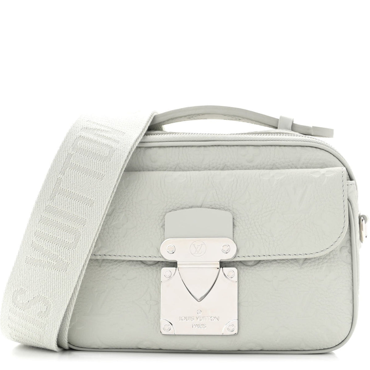 Louis Vuitton S Lock Messenger Shoulder Bag - Mineral Gray