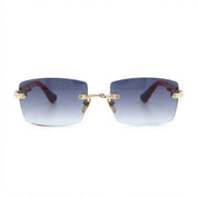 Chrome Hearts Deep II Red/Gold Sunglasses