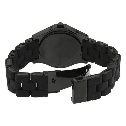 Marc Jacobs Pelly Black Dial Black Silicone Strap Watch for Women - MBM2530