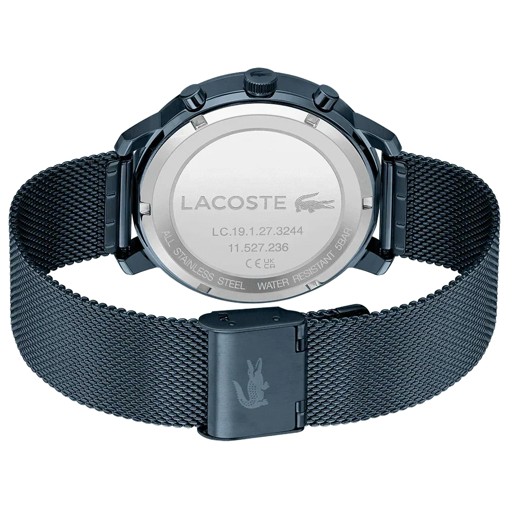 Lacoste Replay Blue Dial Blue Steel Strap Watch for Men - 2011196