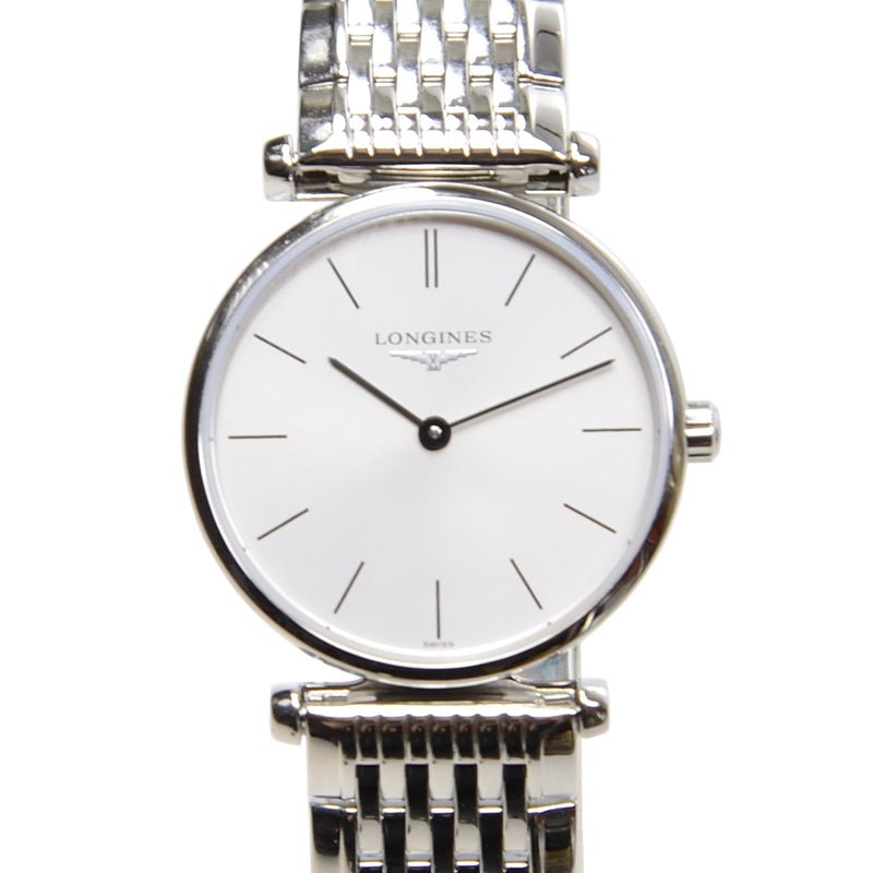 Longines La Grande Classique De Longines Silver Dial Silver Mesh Bracelet Watch for Women - L4.209.4.72.6