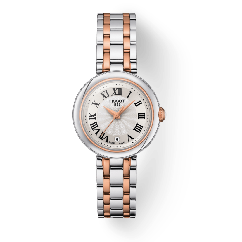 Tissot Bellissima Small Lady White Dial Two Tone Steel Strap Watch For Women - T126.010.22.013.01