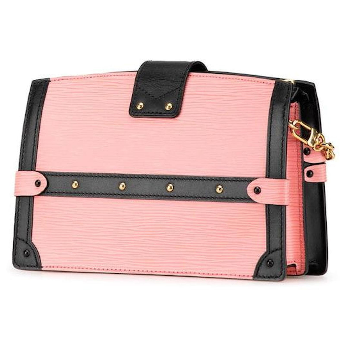 Louis Vuittion Epi Trunk Leather Clutch Bag - Pink Rose Ballerine