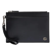 Gucci GG Marmont Smooth Pouch – Black