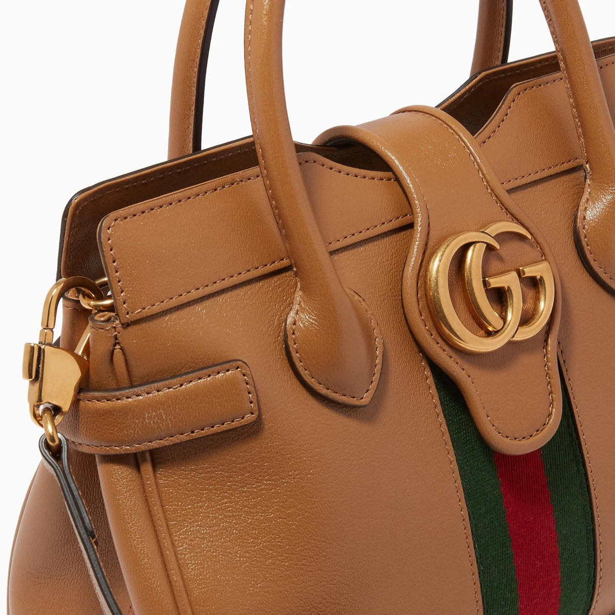 Gucci Dahlia GG Handle Bag – Brown