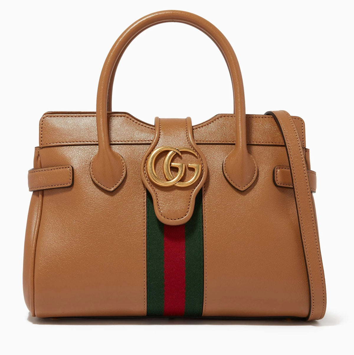 Gucci Dahlia GG Handle Bag – Brown