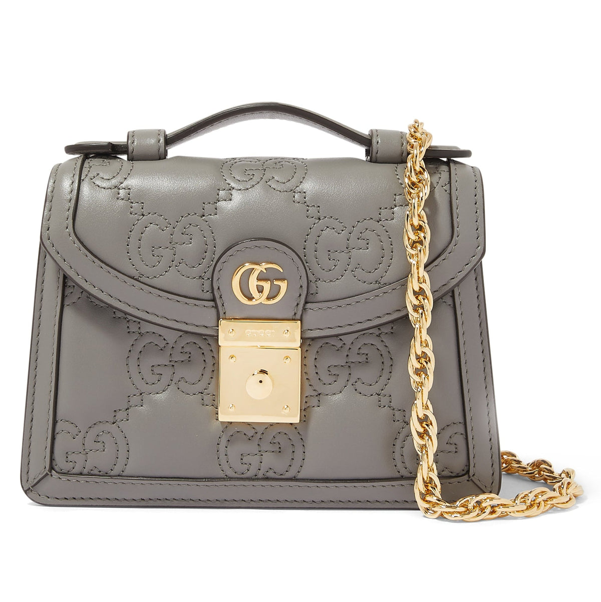 Gucci Ophidia Mini Shoulder Bag - Grey