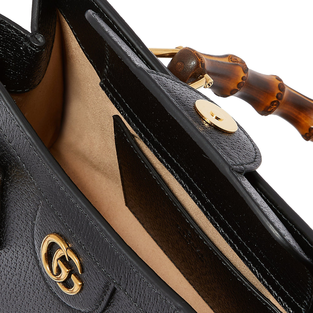 Gucci Gucci Diana Small Tote Bag - Black