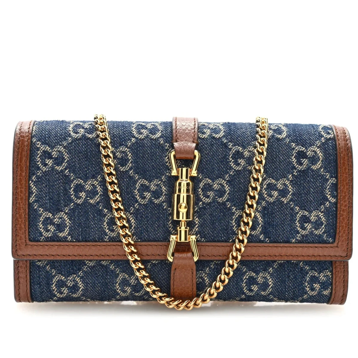 Gucci Jackie 1961 Chain Wallet – Gray