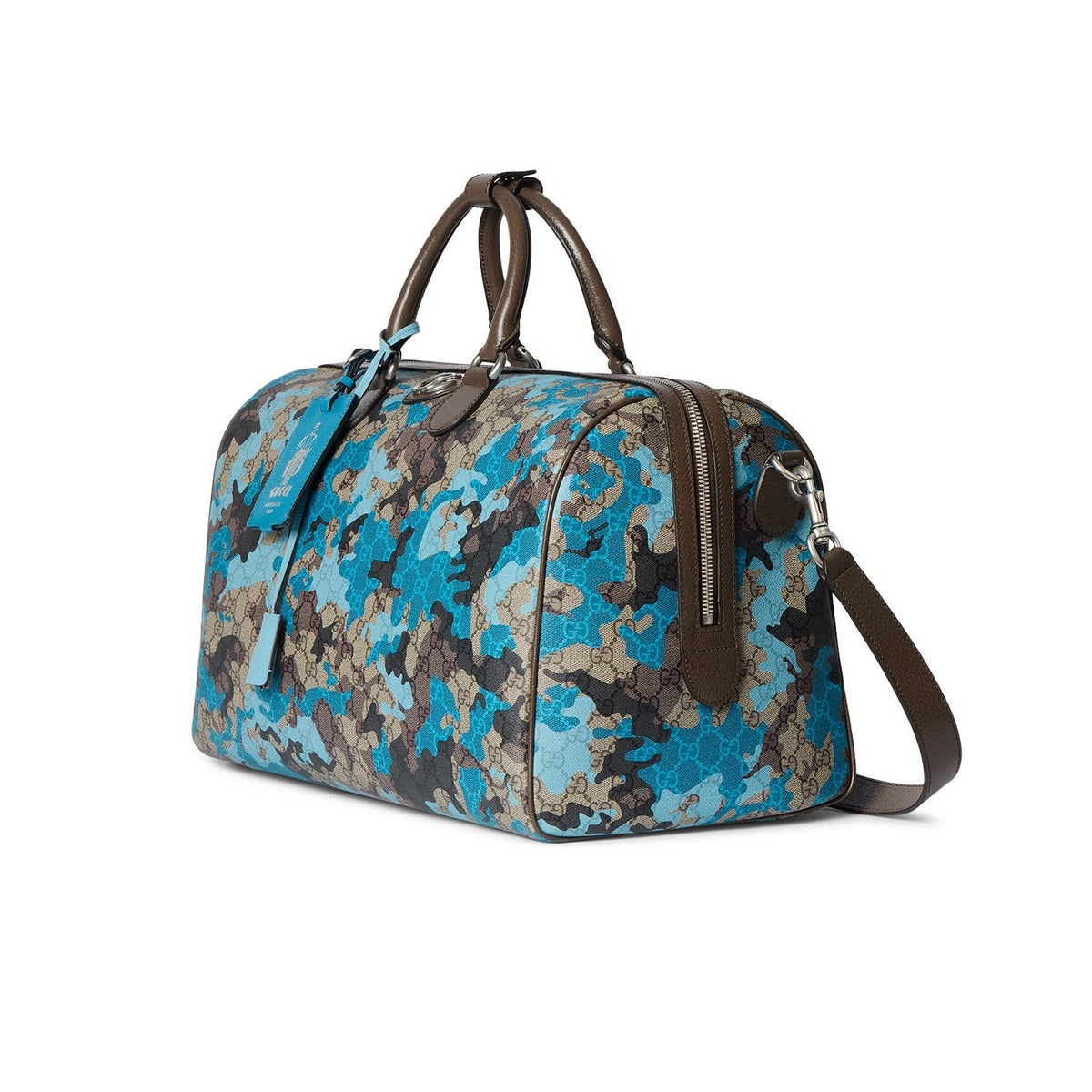 Gucci GG Duffle Bag – Camouflage Blue