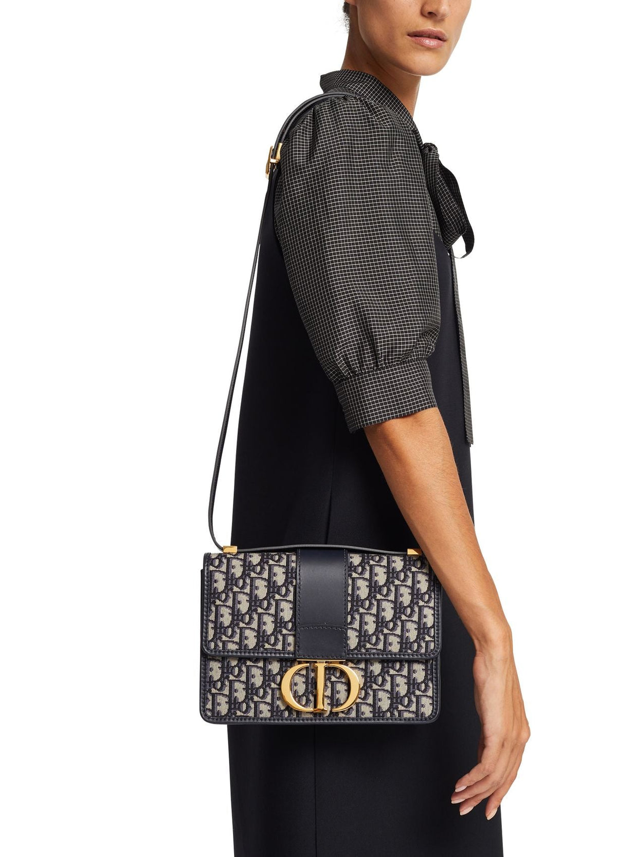 Dior 30 Montaigne Jacquard Bag - Blue Dior Oblique