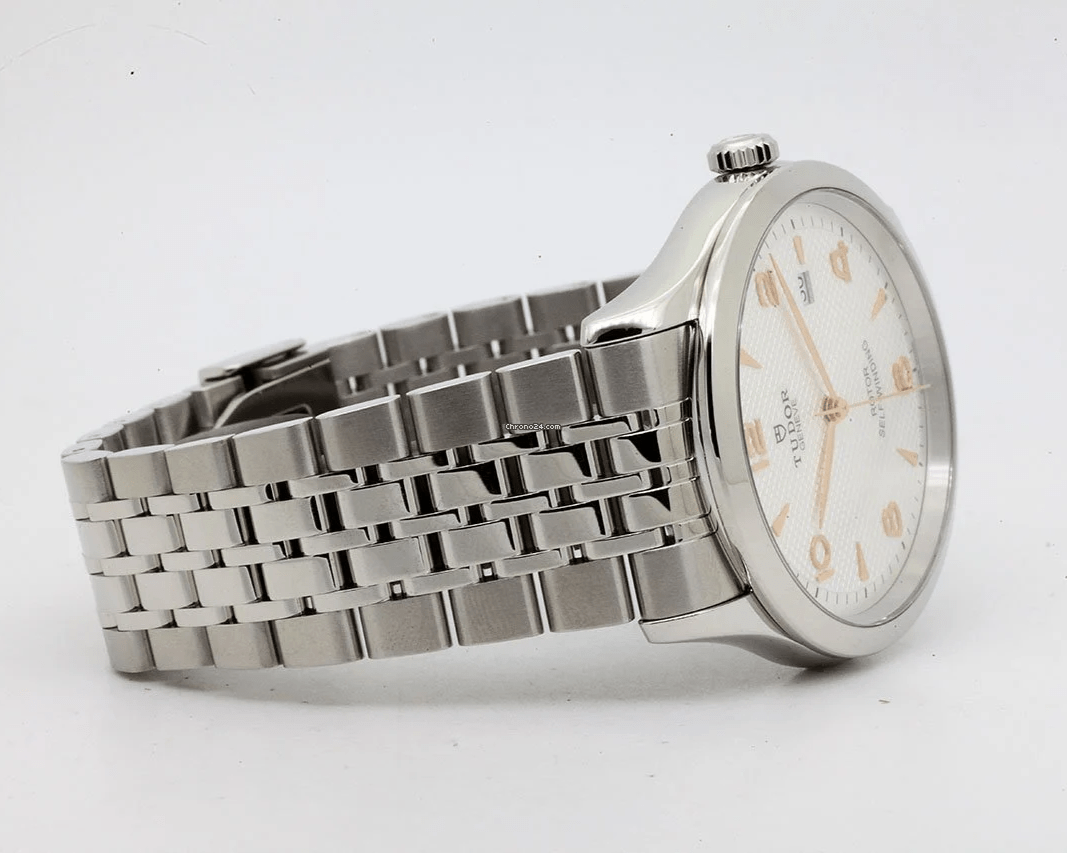 Tudor 1926 Automatic Silver Dial Silver Steel Strap Watch for Men - M91650-0001