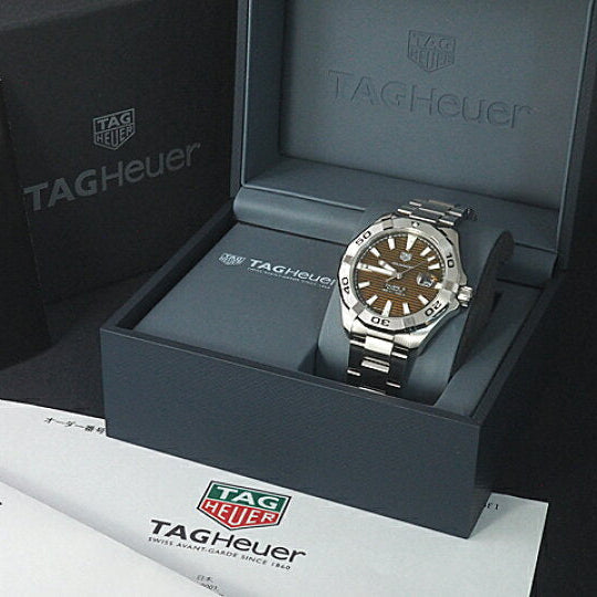 Tag Heuer Aquaracer Brown Sunray Dial Watch for Men - WAY2018.BA0927
