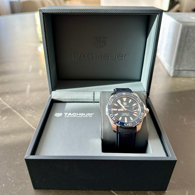 Tag Heuer Aquaracer Blue Dial Watch for Men -  WAY211C.FT6155