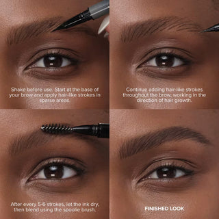 Anastasia Beverly Hills MicroStroke Brush Tip Eyebrow Detailing Pen - Granite