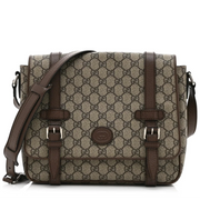 Gucci GG Supreme Medium Messenger Bag – Beige
