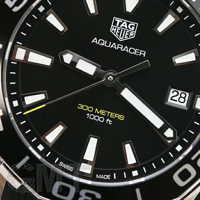 Tag Heuer Aquaracer Black Dial Black Rubber Strap Watch for Men - WAY111A.FT6151
