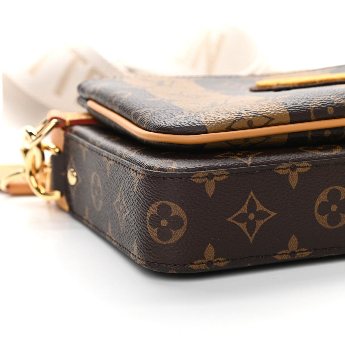 Louis Vuitton x NIGO Reverse Monogram Messenger Bag - Brown