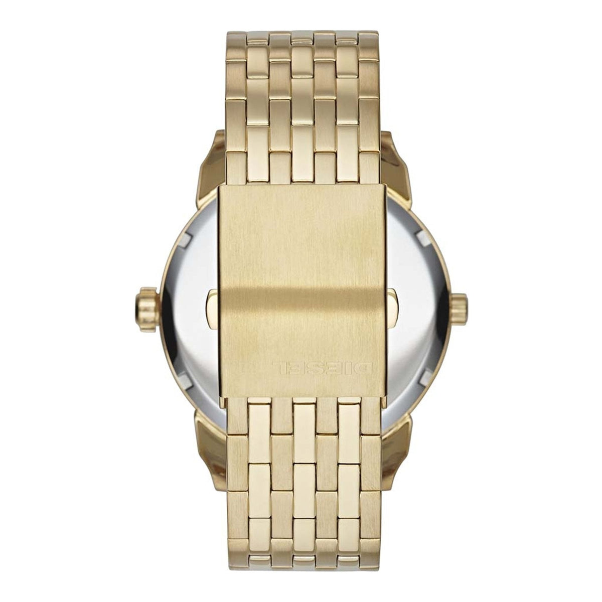 Diesel Mini Daddy Gold Dial Gold Steel Strap Watch For Men - DZ7306