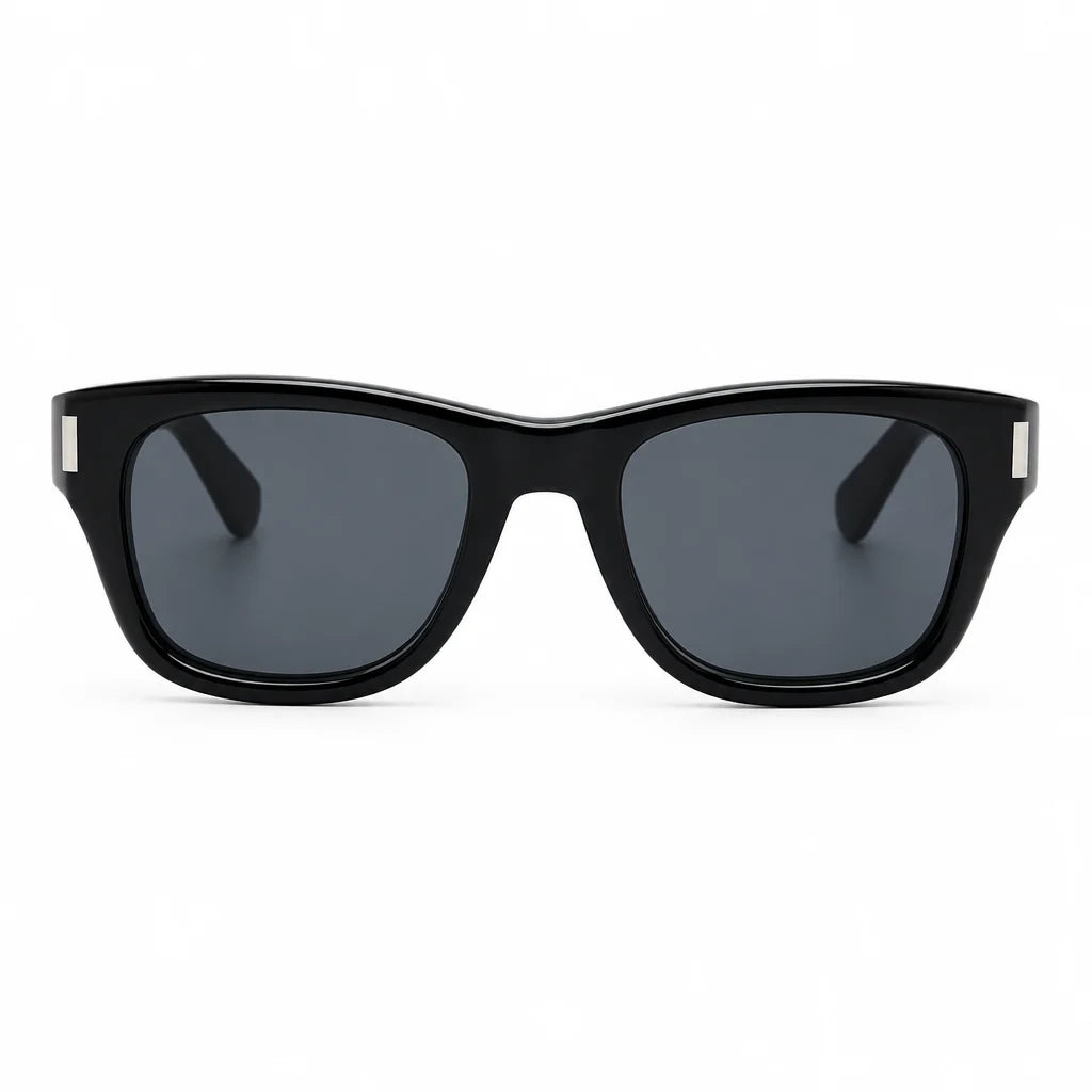 Saint Laurent SL 801 Unisex Square Black Sunglasses