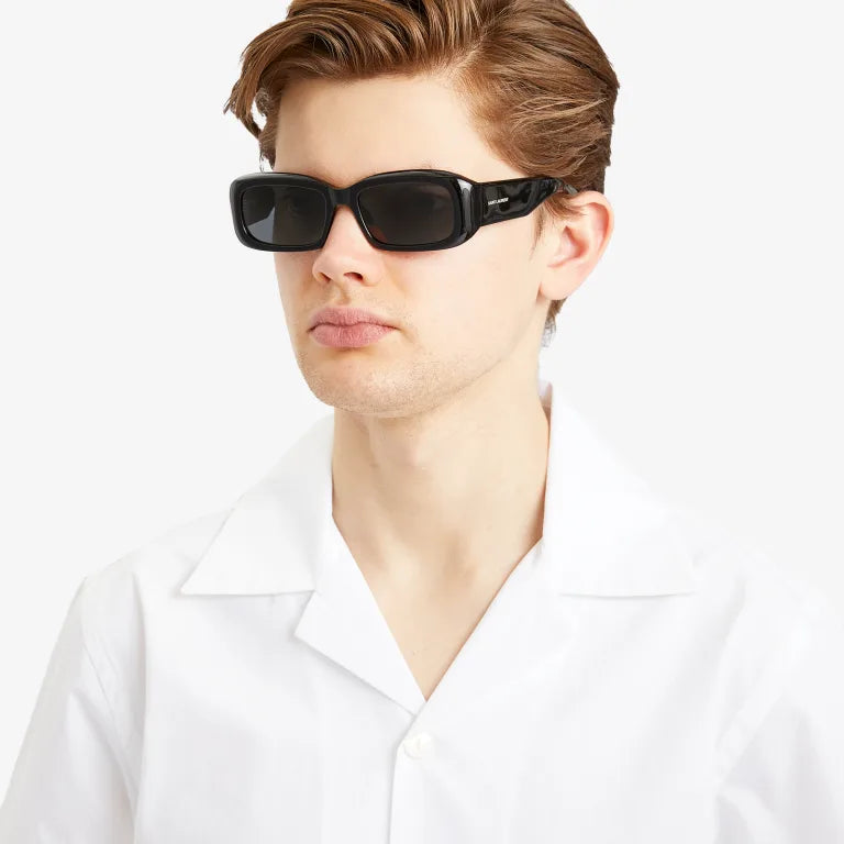 Saint Laurent SL 809 Black Rectangular Sunglasses