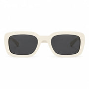 Saint Laurent SL M130 Women Pillowed Rectangular Ivory / White Sunglasses