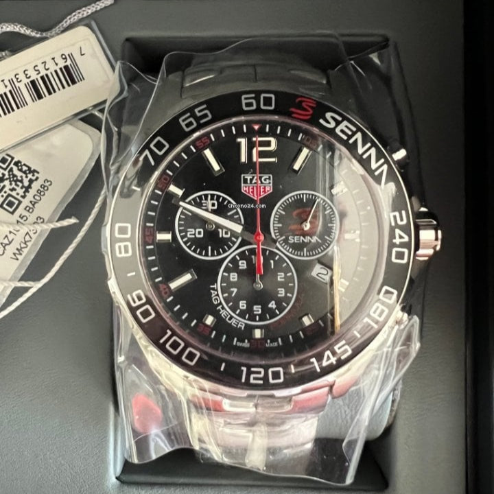 Tag Heuer Senna Black Dial Watch for Men - CAZ1015.BA0883