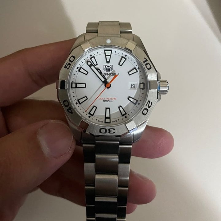 Tag Heuer Aquaracer White Dial Watch for Men - WBD1111.BA0928