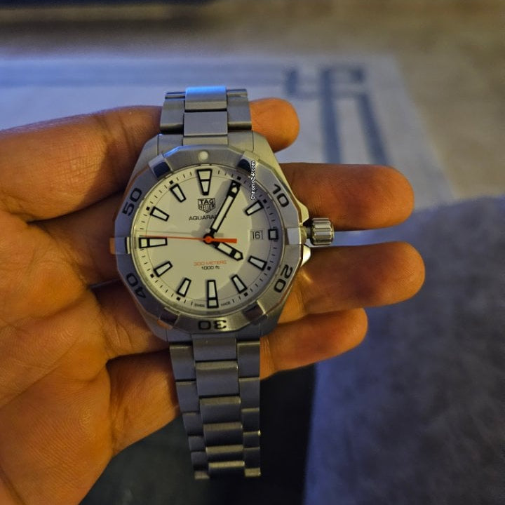 Tag Heuer Aquaracer White Dial Watch for Men - WBD1111.BA0928