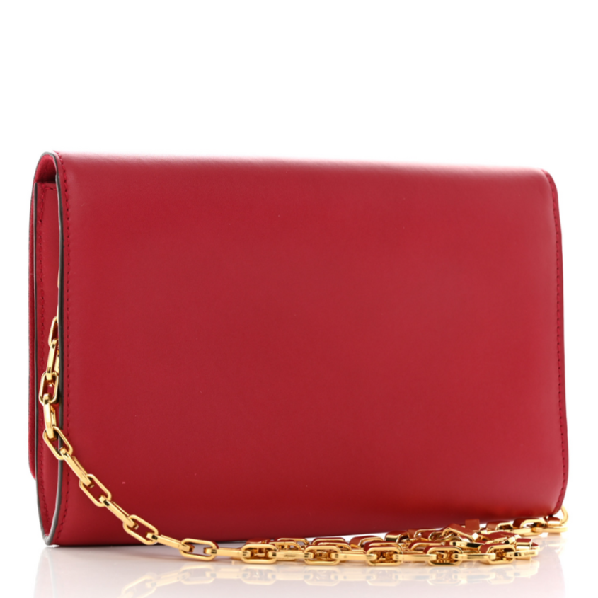 Louis Vuitton Pochette Louise Clutch - Red