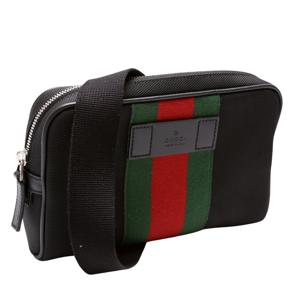 Gucci Web Belt Bag – Black