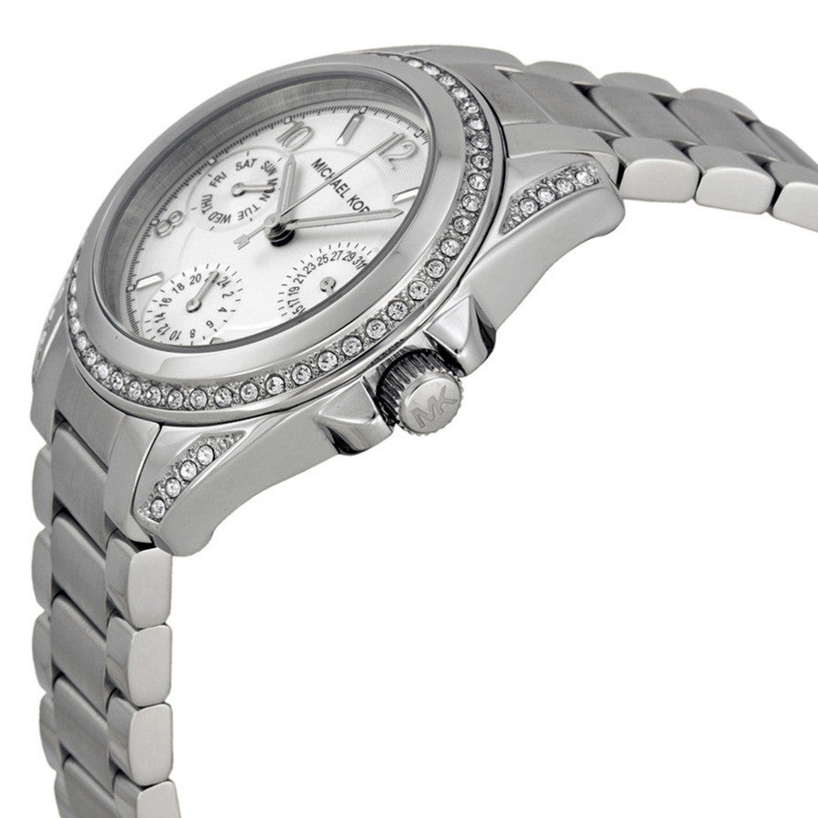 Michael Kors Blair Silver Dial SIlver Steel Strap Watch for Women - MK5612