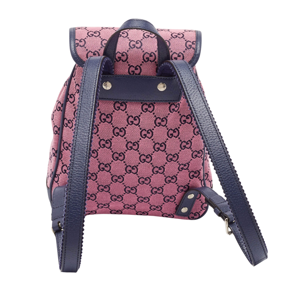 Gucci GG Canvas Backpack – Soft Pink