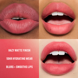 MAC Powder Kiss Soft Focus 10HR Longwear Hazy Matte Lipstick - A Little Tamed