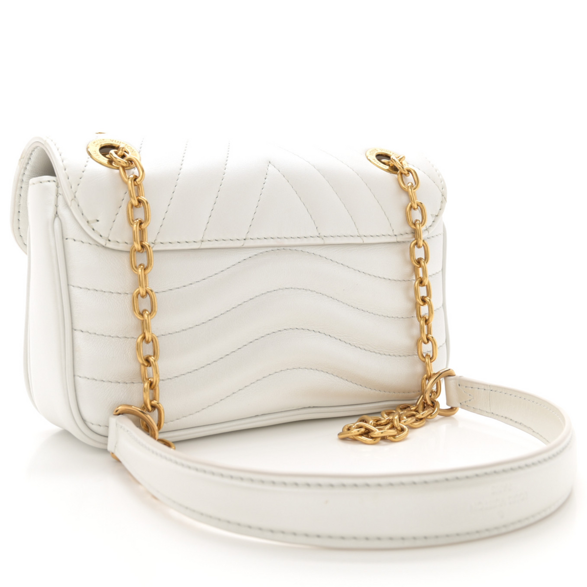 Louis Vuitton New Wave Chain Bag MM - Ivory White
