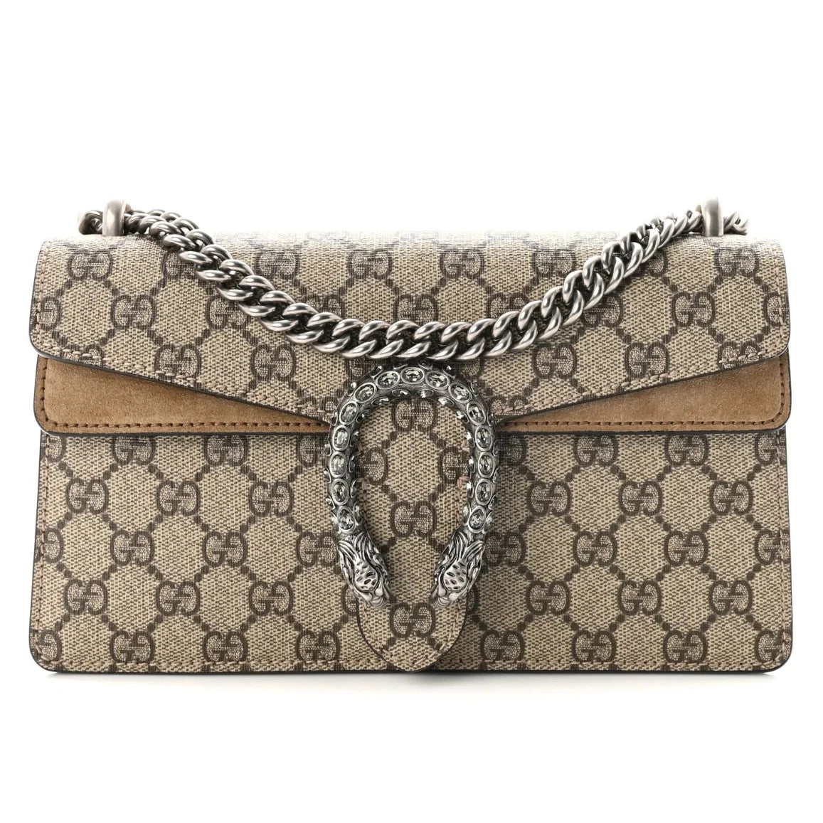 Gucci GG Supreme Dionysus Shoulder Bag – Beige