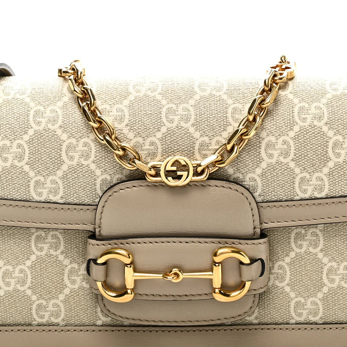 Gucci Horsebit 1955 Mini Bag – Beige