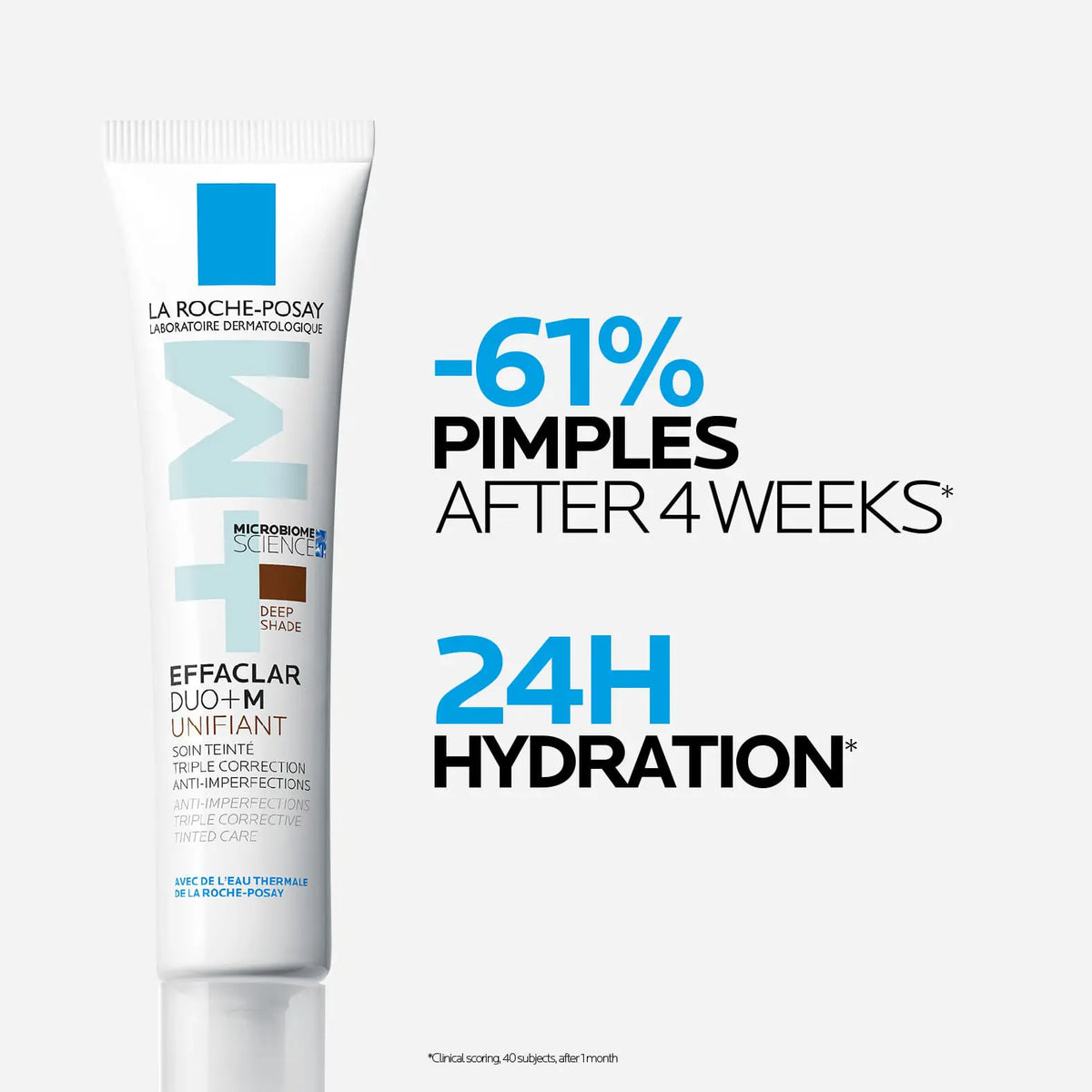 La Roche Posay Effacler Duo M+ Unifying Anti-Imperfections Tinted Care - Deep shade, 40 ml